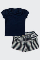 Conjunto Bebê Menina em Malha Nikko Alakazoo  Marinho