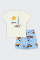 Conjunto Bebê Menino Sea Captain Elian  Natural