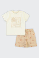 Conjunto Bebê Menino Tropical Summer Elian  Natural