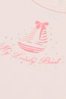 Conjunto Bebê Menina Blusa e Short-Saia Glinny  Rosa