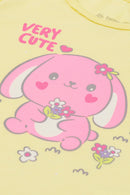 Conjunto Bebê Menina Muito Fofa Brandili  Amarelo