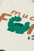 Conjunto Bebê Menino Much Fun Fakini  Marfim