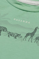 Conjunto Bebê Menino Vida Selvagem Glinny  Verde