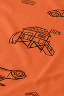 Conjunto Verão Infantil Menino Alakazoo  Laranja