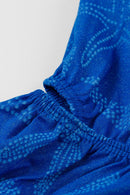 Vestido Infantil Menina Estampa Perolada Elian  Azul