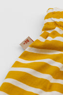 Conjunto Bebê Menina Blusa e Short Meia Malha Boca Grande  Off White