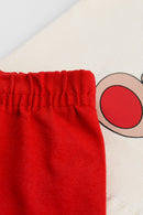 Conjunto Bebê Menina em Cotton Ursinho Ollelê  Off White