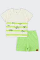 Conjunto Bebê Menino Peixes Elian  Natural