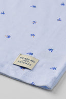 Conjunto Camisa Polo Infantil Menino Coqueiros Alakazoo  Branco