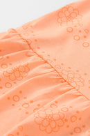 Vestido Infantil Menina Flor Delicada Alakazoo  Salmão