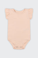 Conjunto Bebê Menina Body e Salopete Colorittá  Rosa