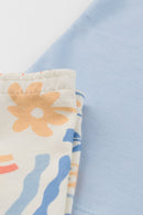 Conjunto Bebê Menina Flower Brandili  Azul