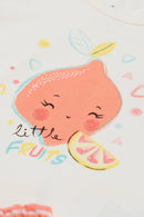 Conjunto Bebê Menina Pequenas Frutas Elian  Natural