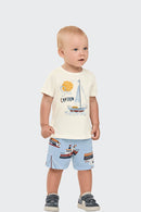 Conjunto Bebê Menino Sea Captain Elian  Natural