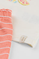 Conjunto Bebê Menina Pequenas Frutas Elian  Natural