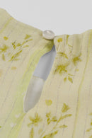 Vestido Infantil Menina em Tecido Rayon New Slub Alakazoo  Verde