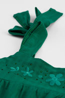 Vestido Natal Infantil Menina Malha New Amsterdam Alakazoo  Verde