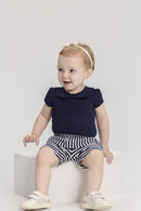 Conjunto Bebê Menina em Malha Nikko Alakazoo  Marinho