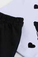 Conjunto Bebê Menina em Cotton Love Ollelê  Branco