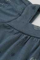 Vestido Infantil Menina Malha Linho Estampada Colorittá  Marinho