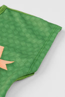 Vestido Meia Malha Amigas Infantil Menina Alakazoo  Verde