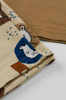 Conjunto Bebê Menino Little Lion Alakazoo  Bege