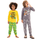 Kit Sortido 3 Peças Pijama Infantil Menino Manga Longa
